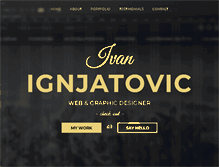 Tablet Screenshot of ivanignjatovic.com